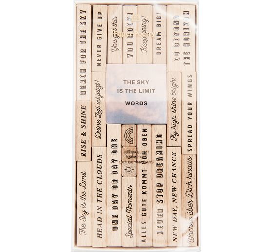 XL Zestaw stempli "The Sky is the Limit"