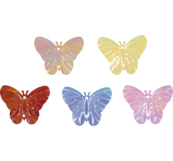 Elementy dekoracyjne z cekin&oacute;w "Motyle"