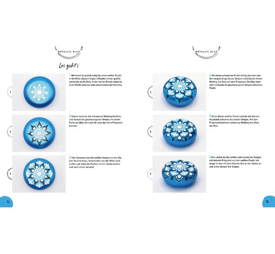 Książka "Steine bemalen - MANDALA"