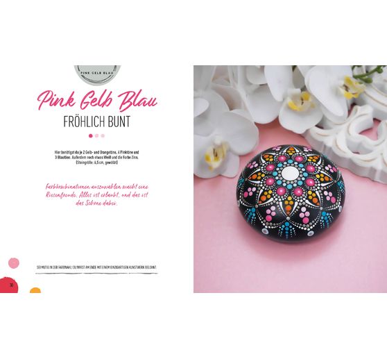 Książka "Steine bemalen - MANDALA"