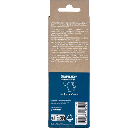 Pisaki precyzyjne, zestaw 6 sztuk