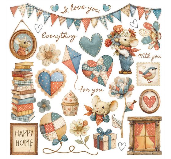 Rub On assortment "Family"