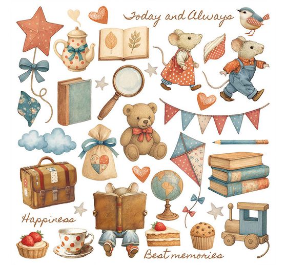 Rub On assortment "Family"