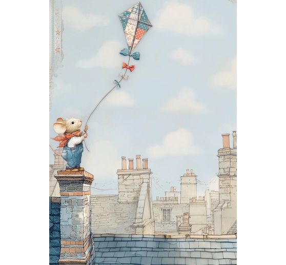 Motyw papieru ryżowego "Family", zestaw 8 sztuk