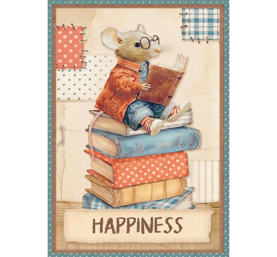 Motyw papieru ryżowego "Family", zestaw 8 sztuk