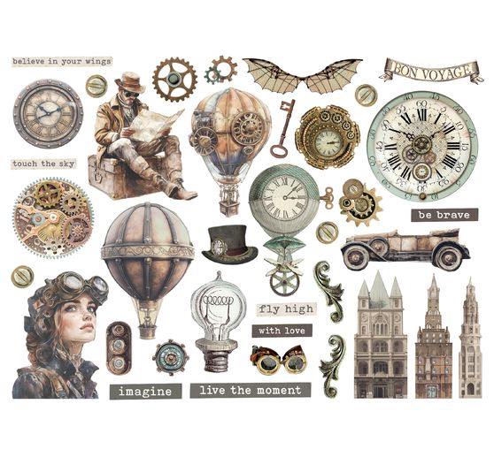 Motywy do wycinania "Voyages Fantastiques"