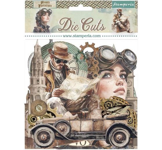 Motywy do wycinania "Voyages Fantastiques"