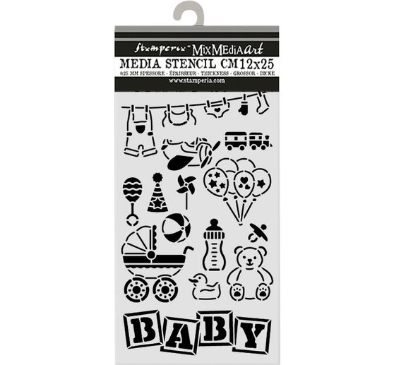 Stencil "Baby - Elements"