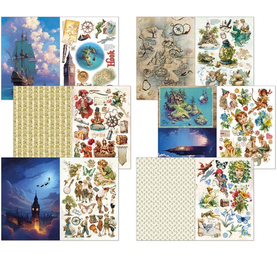 Junk Journal & Ephemera Book "Neverland"