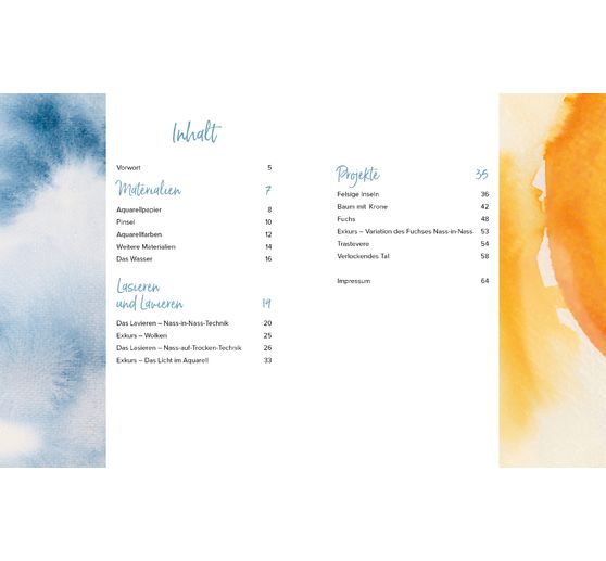 Książka "Lavieren und Lasieren in Aquarell"