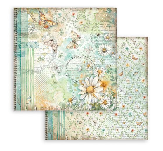 Scrapbook block "Daisy Art"
