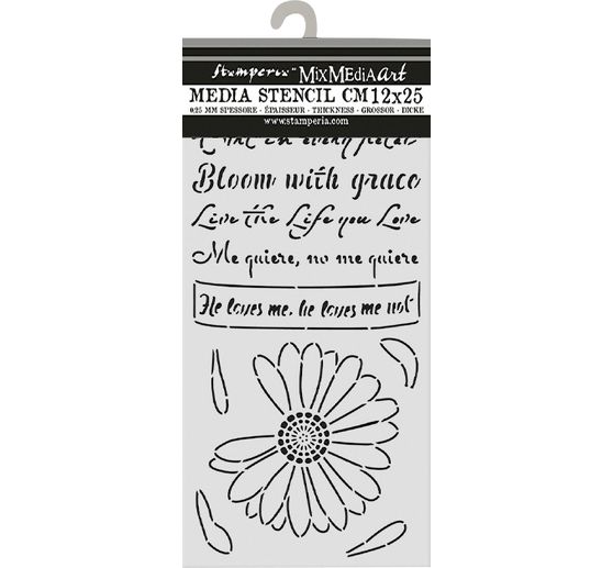 Szablon "Daisy Art - He loves me"