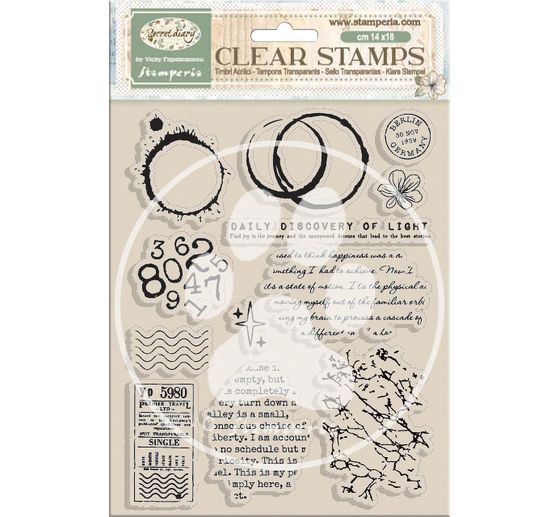 Clear Stamps "Secret Diary"