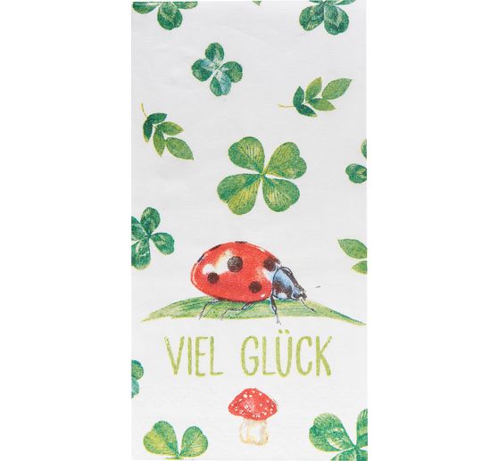 Paper handkerchiefs "Viel Gl&uuml;ck"