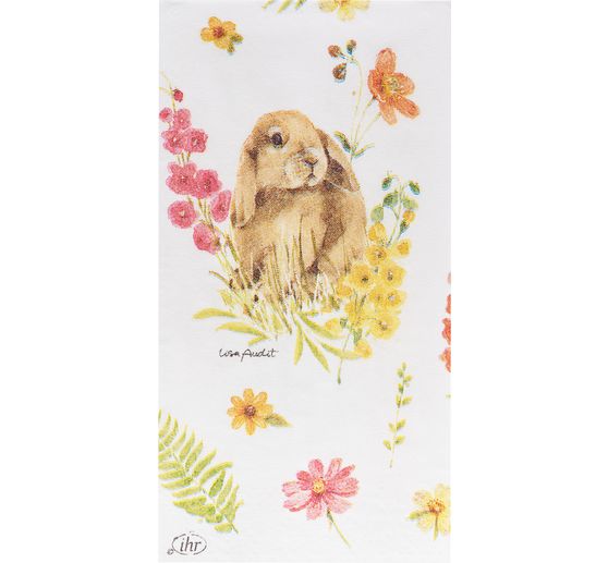 Paper handkerchiefs "Hopping bunny in spring"
