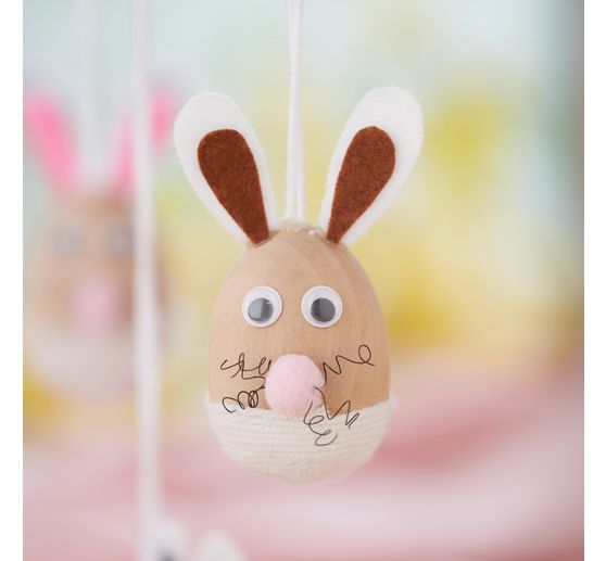 VBS Craft kit decoration pendants "Egg bunnies"