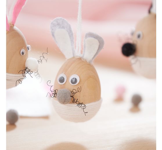 VBS Craft kit decoration pendants "Egg bunnies"