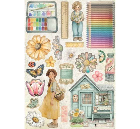 Junk Journal Book "Daisy Art"