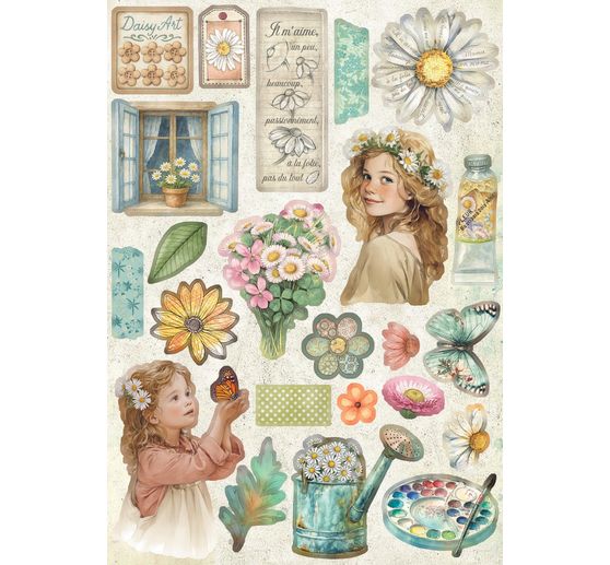 Junk Journal Book "Daisy Art"