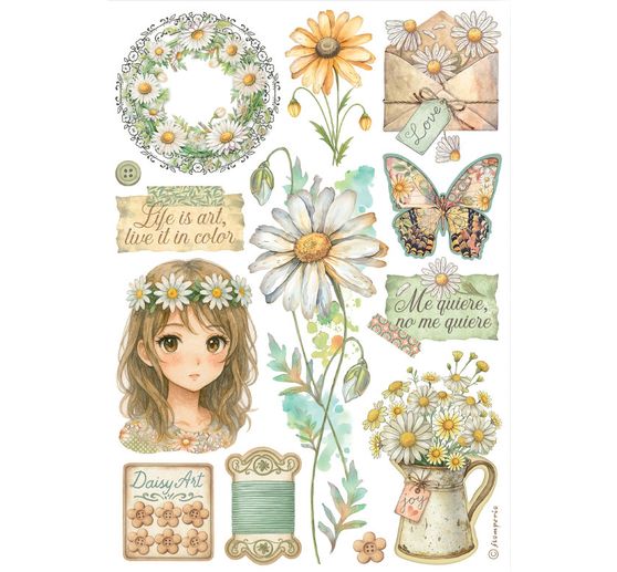 Washi Pad "Daisy Art"