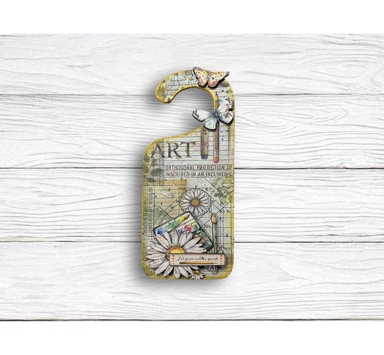 Motyw papier ryżowy asortyment "Daisy Art", zestaw 6 szt.