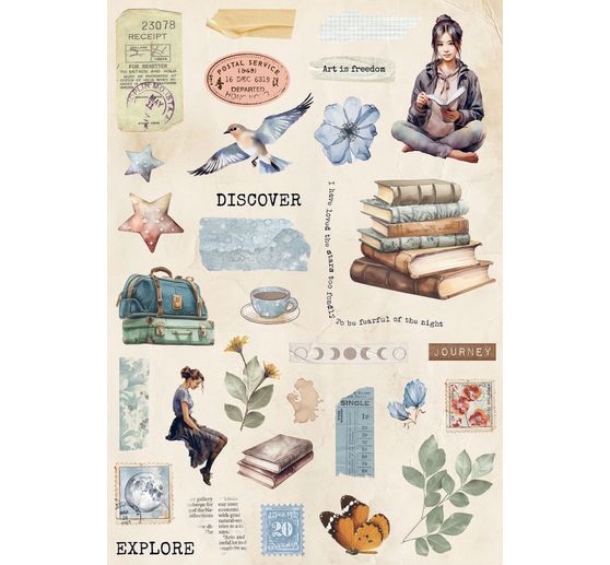 Junk Journal Book "Secret Diary"