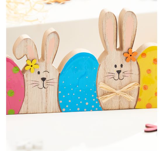 VBS Wooden decoration "Bunny egg parade"