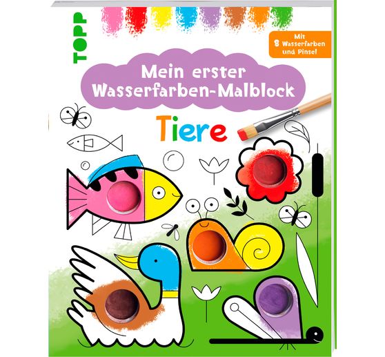 Book "Mein erster Wasserfarben-Malblock - Tiere"