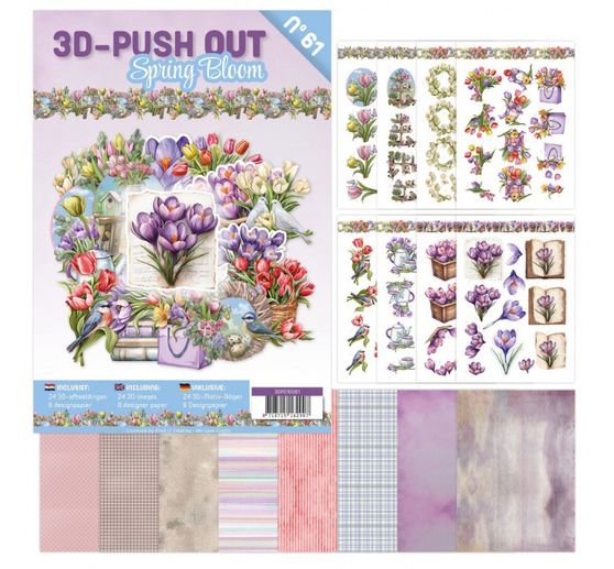 3D Punched sheet book "Spring Bloom"