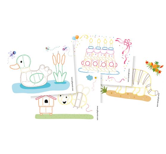 PlayMais Classic card set "Coloured"