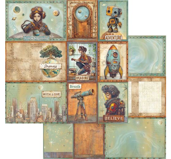 Blok do scrapbooking "A New Beginning"