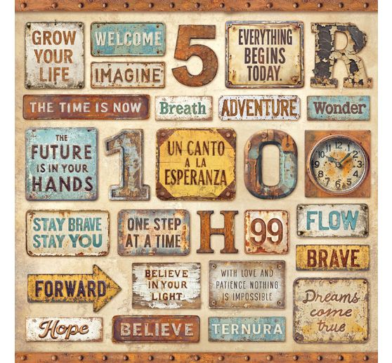 Blok do scrapbooking "A New Beginning"