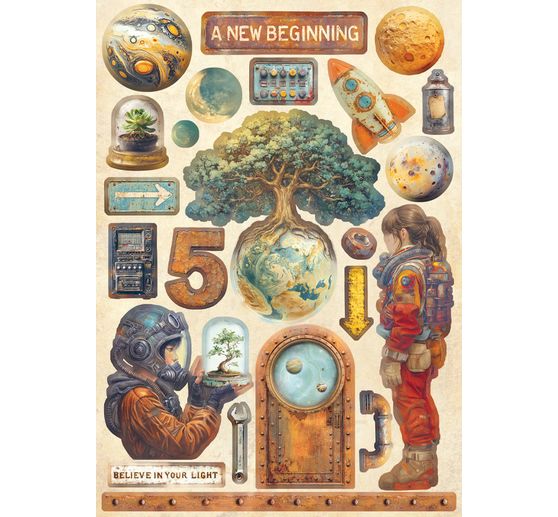 Junk Journal Book "A New Beginning"