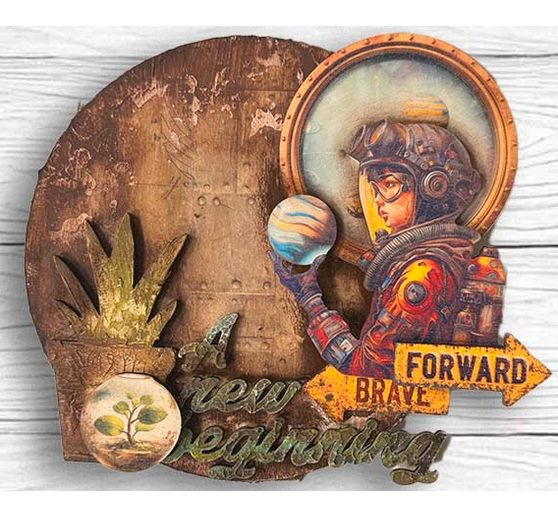 Lasercut motywy "A New Beginning"