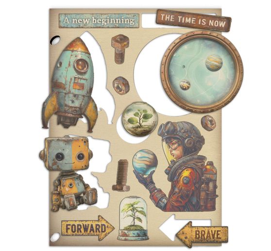 Lasercut motywy "A New Beginning"