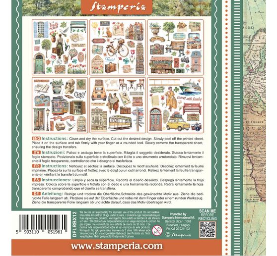 Rub On asortyment "Art of Travelling"