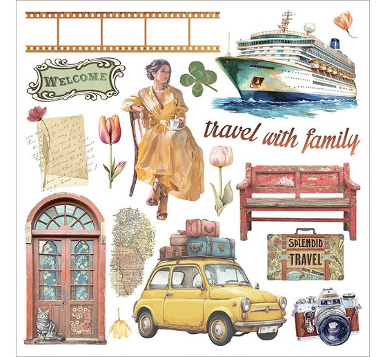 Rub On asortyment "Art of Travelling"