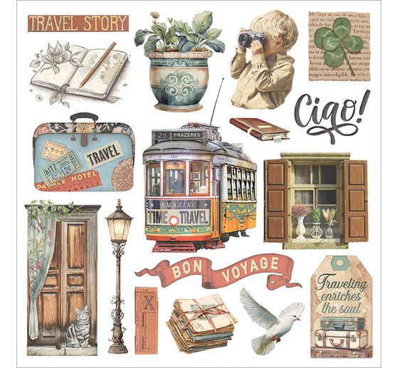 Rub On asortyment "Art of Travelling"