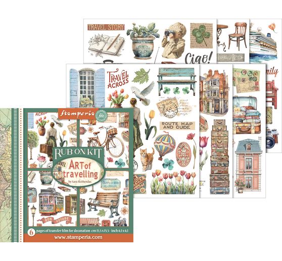 Rub On asortyment "Art of Travelling"