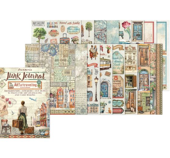 Junk Journal Book "Art of Travelling"