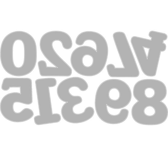 Sizzix Thinlits Punching template "Numbers by Eileen Hull"