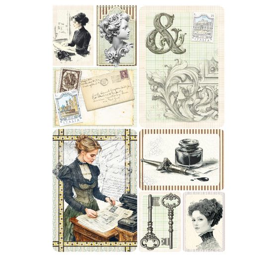 Zestaw papierowy "Typographic"