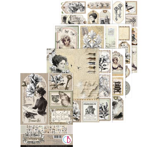 Zestaw papierowy "Typographic"