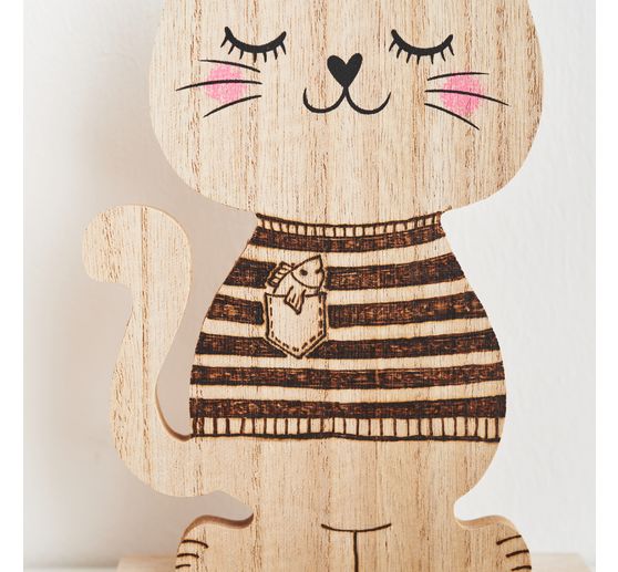 VBS Wooden figure "Cat"