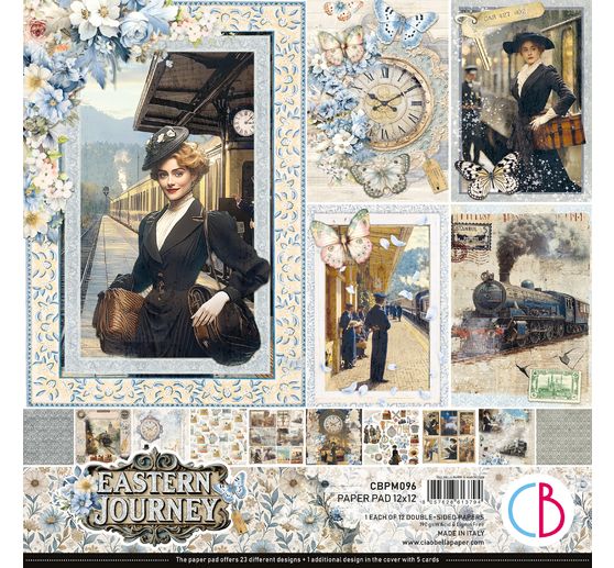 Scrapbook paper "Eastern Journey"
