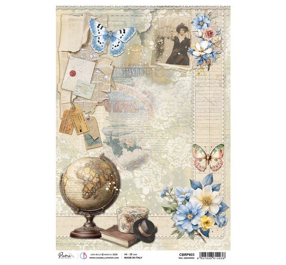 Motyw papier ryżowy "Eastern Journey - Rail Memories"