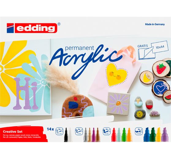 edding Acrylic "Acrylic Marker Creative Set", zestaw 14 sztuk