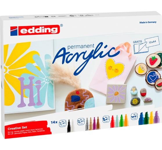 edding Acrylic "Acrylic Marker Creative Set", zestaw 14 sztuk