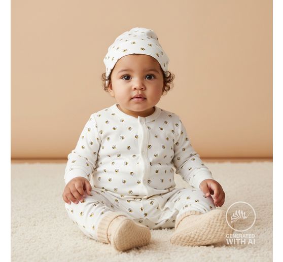 Tkanina dżersejowa "Pszcz&oacute;łki"