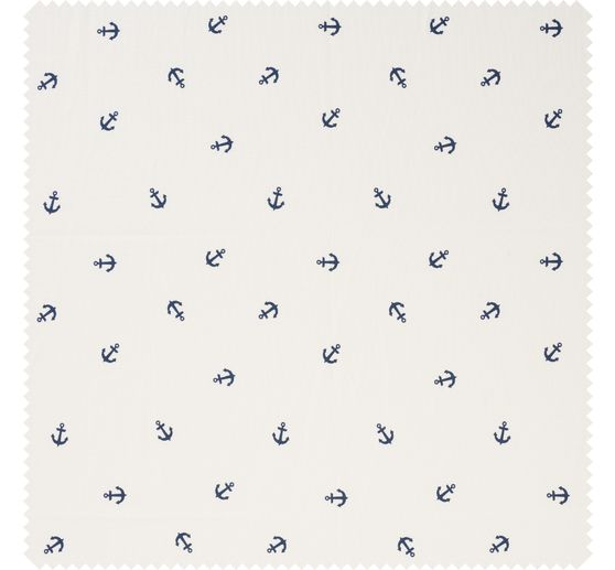 Cotton poplin fabric "Anchor"